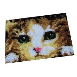 LOOM TREE Latch Hook Kits with Basic Tool and Instruction for Rug Making Cat image 4
