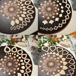 Haoser 364 Pcs Stencil Set for Drawing – 13-in-1 Mandala Art Supplies with Dot Mandala Stencils, Geometric Pattern Templates, Wooden Shapes & Dot Tools for Craft, Tracing & DIY Projects image 3