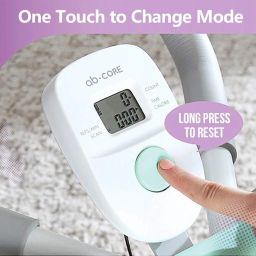 leikefitness Height Adjustable Ab Trainer Abdominal Whole Body Workout Machine Waist Cruncher Core Toner, Leg, Thighs, Buttocks Shaper with LCD Monitor AB9300 image 4