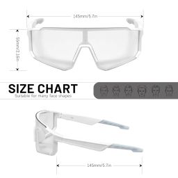 QJF smart glasses Photochromic lenses Open ear Bluetooth polarized sunglasses with voice assistant Built-in microphone and speaker Unisex For Android/iOS (Transparent color) image 3