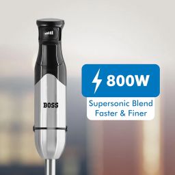BOSS Cosmic Hand Blender 800 Watts | Variable Speed | Anti-Splash Technology| 2 Year Warranty| Black image 2