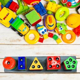 Novo Baby Toys Smart Activity Fun&Learning Blocks Geometrics, Educational & Learning Sorter Toys, Color Choose Stacking Block Game for Kids Baby, 1 2 3+ Year Activity Toys (Geometric Block) image 4