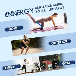 Innergy Fabric Resistance Band | Loop Bands for Workout | Hip Bands for Women & Men | Resistance Band for Legs, Booty & Arms with 40+ Free Exercises | Set of 3 with Workout Guide & Carry Case image 2