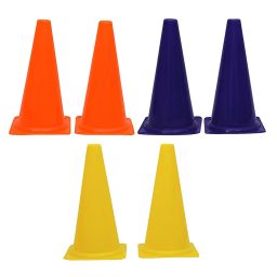 Cones Set | Space Marker | Agility Soccer Cones for Training Football Hockey Fitness Sports Field Cone 7inch (5) image 2