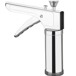 Stainless Steel Kitchen Press with Different Types of Jalies, Murukku Maker/Bhujiya Maker/Noodles/Cookies/Namkeen/Chakali Maker/Sev Maker/Farsan Maker/Gathiya Maker image 2