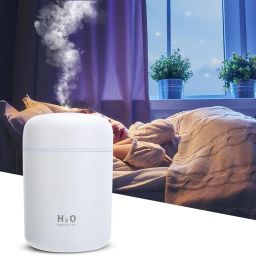 H2O LED Humidifier Diffuser, Cool Mist Ultrasonic Essential Oil Diffuser, Portable Aroma Therapy Device with Colourful Lights, Pink/Grey/Navy image 4