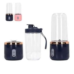 AE SHOPPE Portable Blender for Smoothies & Juices | 400ML Rechargeable Juicer with Built-in Jar | 40W Motor Crushes Ice, Auto-Stop in 40s | Compact USB Blender for Travel, Gym & Home Use image 1