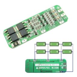 3S 12V Lithium Battery Protection Board, 3.7V BMS Circuit Module with Battery Management System image 1
