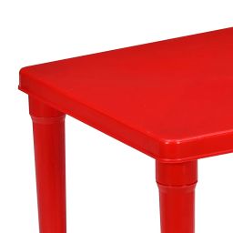 Nilkamal Genius Strong & Durable Plastic Table for Kids | Toy Table |Study Table| Laptop Desk | Dining Breakfast Table for Eating & Multipurpose (Red) image 5