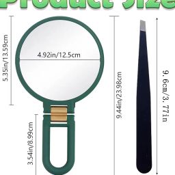 CartHome Magnifying Mirror, Practical Makeup Mirror Mirror for Makeup or Shaving Suitable Application Skincare Routine Eyebrow Grooming Contact Lens Insertion Shaving Precision Jewelry image 1