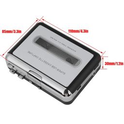 Convenient Cassette Player, Portable Practical Sturdy Easy to Use Plug and Play Cassette Tapes, for Gift Listen to Song image 4