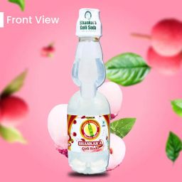Shankar'a-Goli Soda – Assorted Pack of 6 | Soft Carbonated Drink | 2 x Lemon, 2 x Lychee, 2 x Blueberry | 6 Bottles x 200ml | Contains Added Flavours image 4