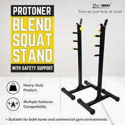 Protoner Squat Stand with Safety Support Adjustable Height image 1
