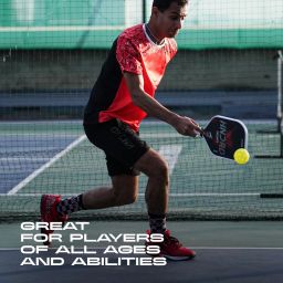Hundred Force S Pickleball Combo | 2 Power Paddles with 2 Pickleballs & Premium Paddle Bag | Wide Body Design for Maximum Control, Explosive Power & Precision Impact | image 4