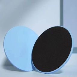 MERISHOPP 2Pcs Core Sliders for Working Out Exercise Gliding Discs for Improve Balance Blue image 3
