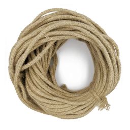 Natural Strong Jute Twine Rope, (25mtr, 6.5mm) Linen Twine Rustic String Cord Rope, DIY Burlap String Rope, Gardening, Decoration Cords Thread and Other Projects image 1