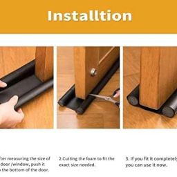 Rylan PVC Door Guard (39 Inches, Pack of 3) Gap Filler for Door Bottom Seal Strip - Sound-Proof, Reduce Noise, Energy Saving Door Stopper for Reduce Door Dust, Insects Protector image 1