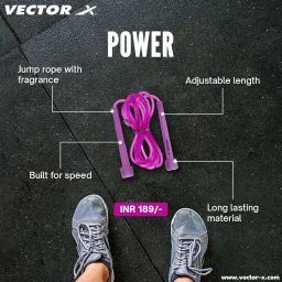 Vector X Power Skipping Rope with Fragrance (Sky) image 2