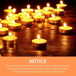 HASTHIP® DIY Candle Making Tool Kit with 100 Pcs 6 inches Candle Wicks, 60cs Candle Wick Stickers, 10 Pcs Wooden Candle Wick Holders Candle Wicks Tool Kit for DIY Candle Making Scented Candles image 3