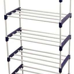 TURBOMAX 7 Layer Book Shelf Bookshelf for Home Library, Adjustable Book Stand | Books Shelf Book Shelves Metal Rack Home Library, Book Stand, Books Rack for Study Room (7 Layer Book Shelf, Black) image 2