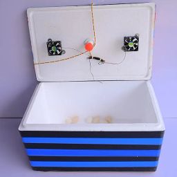 Egg Hatching Incubator | Durable EPS Thermocol Body, Light Weight & Small With Low Power Consumption & No Assembly Required (80 Eggs). (Haching_incubator_80egg) image 5