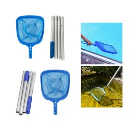Swimming Pool Cleaning Netting 4 Poles Maintenance Pool Skimmer Net SPA Pond Single Pole 38 cm image 1