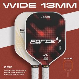 Hundred Force S Pickleball Combo | 2 Power Paddles with 2 Pickleballs & Premium Paddle Bag | Wide Body Design for Maximum Control, Explosive Power & Precision Impact | image 1