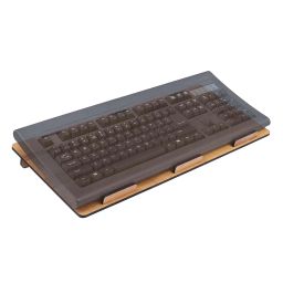 Wooden Keyboard Raiser Stand For Small To Large Size Business, Chiclet, Mechanical and Gaming Key Boards | Non Slip Keyboard Holder For Home, Office and Gaming Setup (Large) image 1