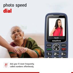 easyfone Marvel Keypad Phone with Over 20+ Senior Friendly Features Like Loud Sound, Photo Speed Dial, SOS, Auto-Call Recording, Incoming Call Restriction etc (Dual SIM, 2.4" Color Screen) image 3