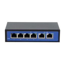 Club Bollywood®6 Port 10/100Mbps 4 Poe Port & 2 Uplink Power Over Ethernet Switch 4,5+/7,8- Support 12V 24V 48V| Enterprise Networking, Servers |1 Piece 4+2 Poe Switch image 2