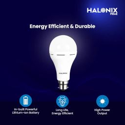 Halonix 11W Emergency Inverter Bulb | Rechargeable Emergency Led Bulb for Power Cuts | Backup : Upto 4hrs | Cool Day Light | Pack of 1 | Rechargeable Emergency light | image 2