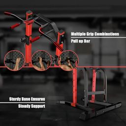 Bodylean Fitness Heavy Duty Pull Up Bar Dip Stand Power Tower Multi-Function Home Workout Equipment for Pull Up/Dip/Squat/Bench Press | Transform Your Fitness Routine with the Chin Up Dip Machine - Versatile, Space-Saving, and Effective image 3