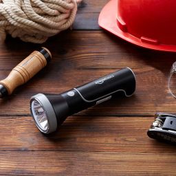 amazon basics AmazonBasics 2 in 1 Rechargeable Torch and Table Light, Black image 5