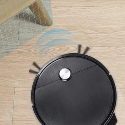 SPORONI - Smart Sweeper with Remote Control Vacuum Cleaner - Three-in-One Cleaning Machine - 2800pa Suction 6 Cleaning Modes with Timing Function Suitable for Home - (Black) image 2