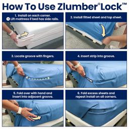 ZlumberLock Ultimate Sheet Holders - Keep Sheets Firm & Tight, Effortless Bedding Solution for a Perfect, Wrinkle-Free Sleep, Ensure Fitted Sheets Stay Snug & Secure Ideal for Restful Homes image 5
