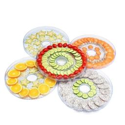 Food Dehydrator Machine with 5 Trays Food Dehydrator Countertop Preserver Jerky Maker (White) image 2