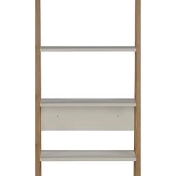 DeckUp Plank Reno Engineered Wood Storage Unit and Book Shelf (Wotan Oak and White) image 5