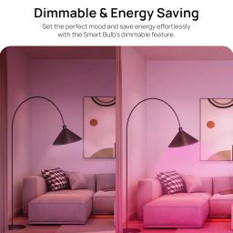Wipro 9W Bluetooth Enabled Smart Bulb B22 | 16 million Colours | White Tunable (Warm, Neutral & Cool White) | Dimmable | App-Control | Music Sync | Schedule & Scenes | Pack of 1 image 3