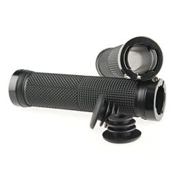 FASTPED® Pair Cycling Lock-on Anti-Slip Bicycle Handlebar Handle Grip for MTB Black Handle Grip for Cycle - Non-Slip and Firm, Handles Grips for Beach Cruiser Razor Scooter BMX MTB image 2