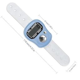 DIGITALWEAR Multiuse Finger Counter Portable Hand Finger Ring Counting Machine Digital Head Electronic Tally Counter Jap Counting Device for Mantra Jaap | 11 cm | Pack of - 01 image 3