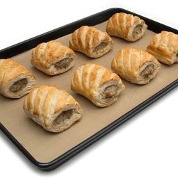 AKKI ROTI Sheet HOLIGE Sheet chapathi matt Baking mat Teflon Sheet Baking Paper for Oven OBBATTU Sheet Best Option to Silicon MAT for ROTI MAT & Parchment Paper for Baking Cake Round 33 CM Dia image 5