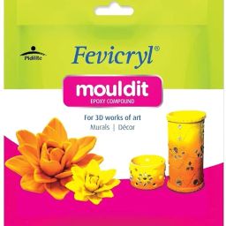 Fevicryl Shilpkar Mouldit Epoxy Compound Clay (5 Packets of 50gm Each) + Clay Tools (Set of 8 Double Ended Tools) for DIY Art and Craft image 3