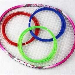 Red Champion 10m Durabl10e High Elastic Badminton Racket String, Tennis Racket Line- Thread Wire Multicolor Pack of -(20) image 2