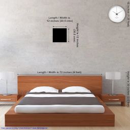 ArtzFolio Wavey | Bulletin Board Notice Pin Board | Vision Soft Board Combo with Thumb Push Pins & Sticky Notes | White Frame | 12 x 12 inch (30 x 30 cms) image 2