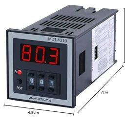 Multispan MDT-4310 3 Digit LED Display Digital Presettable Timer image 1