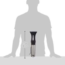MegaChef MC-1000 Immersion Circulation Precision Sous-Vide Cooker with Digital Touchscreen Display, Black and Silver image 5