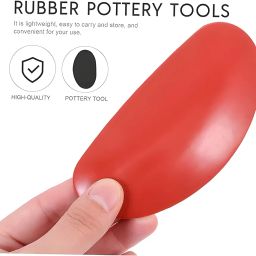 VINTAGER 3 Pcs Kneading Tools - Pottery Clay Tools Pottery Sculpting Scrapers Pottery Molding Clay Modelling Tools, Clay Scraper | Modeling Ribs image 1