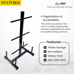 Protoner Plates Rack with four bar holders image 2
