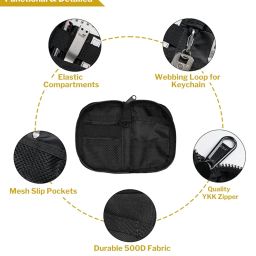 VIPERADE VE10 EDC Pouch Organizer With 7 Pockets for Men - Utility Pocket Organizer for Multitools and EDC Gears image 5