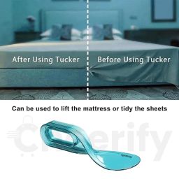 2 in 1 Mattress Lifter and Bedsheet Tucker Tool (Pack of 2) – Durable and Efficient, Ergonomic Handle, Relieves Back Pain, Easy Bed Making, Holds Mattress Wedge Elevator image 4